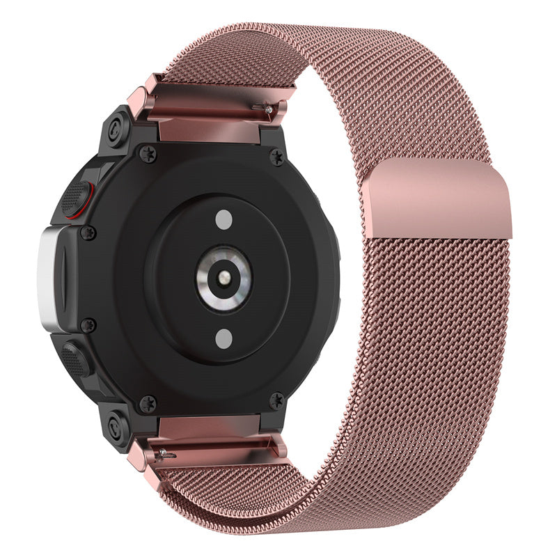 For Huami Amazfit T-Rex 2 Replacement Strap Smart Watch Milanese Stainless Steel Mesh Band For Huami Amazfit T-Rex 2 Replacement Strap Smart Watch Milanese Stainless Steel Mesh Band